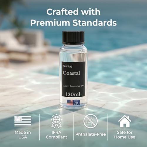 Coastal Cabana Hotel Diffuser Oil Refill 120 mL, Jasmine Bergamot