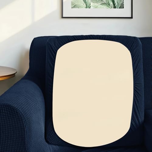 2 Pieces Stretch Chair Cover for Sofa Slipcover, 1 Seat, Navy