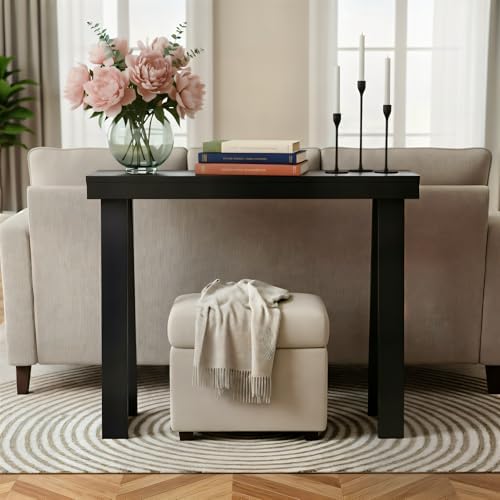 Plank+Beam Classic Console Table, 36 Inch, Black