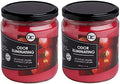McIntosh Apple 2 Pack Odor Eliminating Highly Fragranced Candle - Eliminates 95% of Pet, Smoke, Food, and Other Smells Quickly - Up to 80 Hour Burn time - 12 Ounce Premium Soy Blend