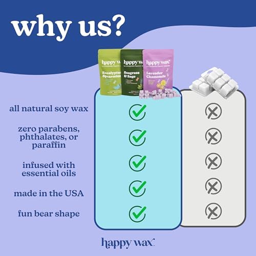 Happy Wax Fall Scented Soy Wax Melts 6oz Variety Pack - Sweet Apple Mix