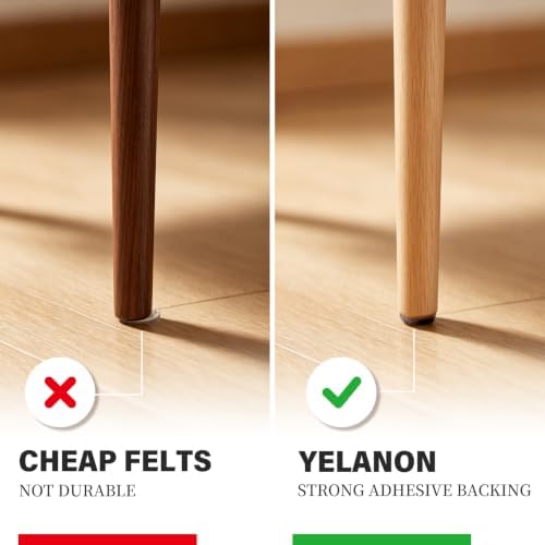 Felt Furniture Pads for Hardwood Floors -Yelanon Felt Pads for Chair Legs
