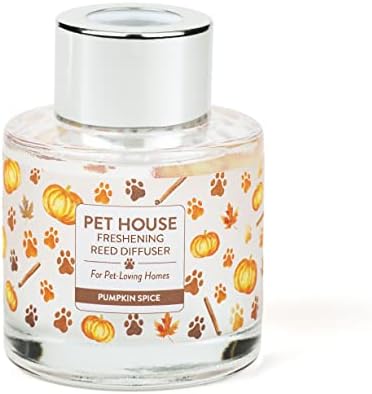 Pumpkin Spice Home Freshening Reed Diffuser Set Pet House