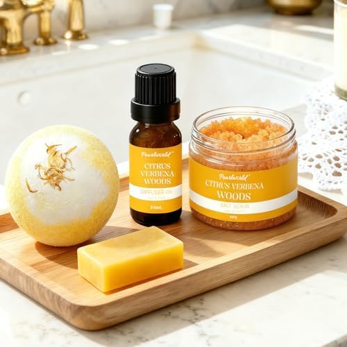Birthday Gifts for Women, Classic Clean Citrus Herbal Cologne Scent Spa Kit