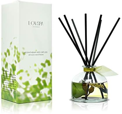 Eucalyptus Reed Diffuser Set for Home, Revive Fresh Eucalyptus, Sage, Citrus & Mint Scent Diffuser with Sticks for Bathroom Shelf Decor Accessories, Top Aromatherapy Gift for Women