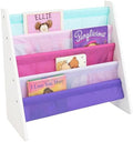 Humble Crew Kids Bookshelf, Montessori Front Facing Toddler Bookcase 4 Tier