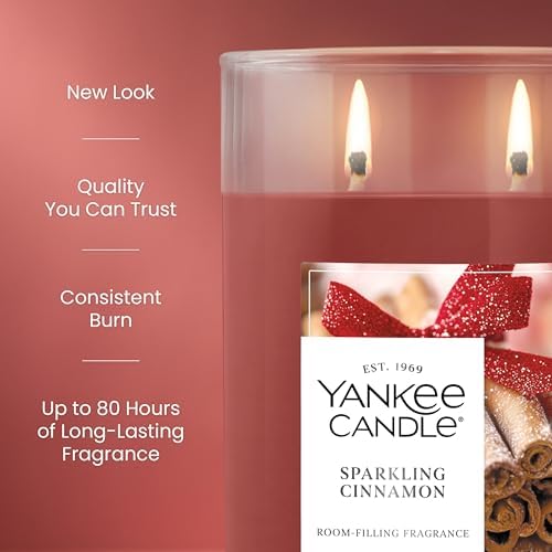 Yankee Candle Sparkling Cinnamon Scented Candle, Large Tumbler, 20oz (Pack of 4)