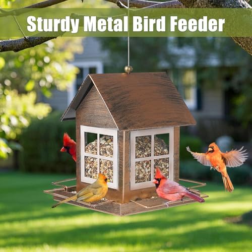 Bird Feeder, Waterproof Bird Feeders for Outdoor Hanging