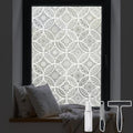 DKTIE Bohemian Stained Glass Window Film Easy to Install 35.4" x 118.1"