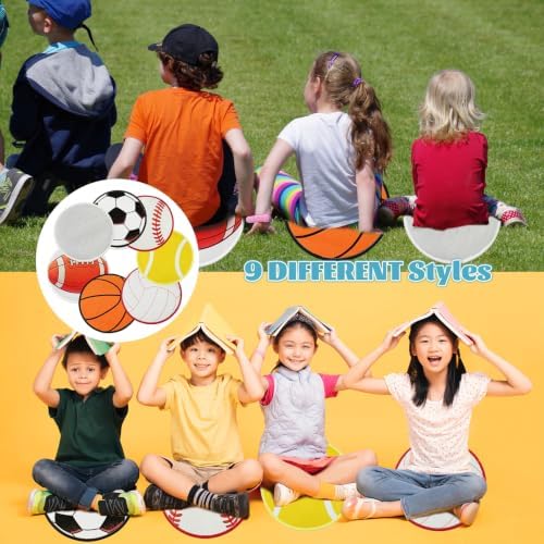 6 Pcs Kids Carpet Circle Seats 16" Kids Round Soft Warm Floor Rug