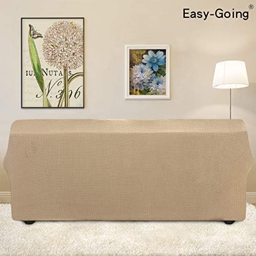 Easy-Going Stretch Oversized Sofa Couch Slipcover Washable Sand