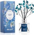 Airkeep Reed Diffuser Set,1.69 fl oz (50 ml) - Cashmere Vanilla Oil Diffusers with 8 Reed Sticks,Home Fragrance Reed Diffuser for Bathroom Shelf Decor