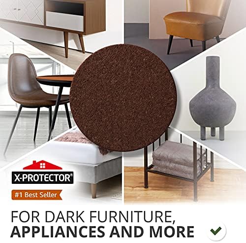 Felt Furniture Pads X-PROTECTOR 235 PCS Premium Furniture Pads - Felt Pads Furniture Feet Best Wood Floor Protectors - Protect Your Hardwood & Laminate Flooring!