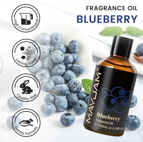 MAYJAM Blueberry Fragrance Oil for Diffusers for Home, 100ML/3.38FL.OZ