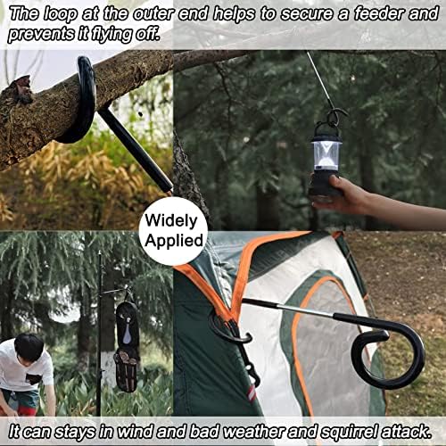 2 PCS Pole Hooks Attachment For Hanging Feeders - Bird Feeder Accessories