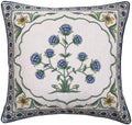 patdrea Designer French Vintage Throw Pillow Cover,18"x18"