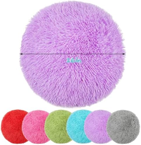 6 Pcs Classroom Carpet– 16" Soft Circle Rug Set