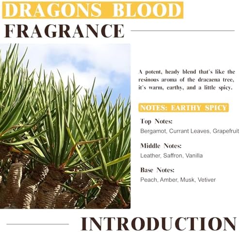 EUQEE Dragons Blood Fragrance Oil for Candle Making 2.02Fl oz