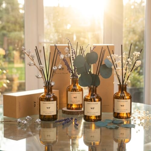 WEALD TRIBE Jungle Berries Scent Reed Diffuser for Bathroom Air Fresheners