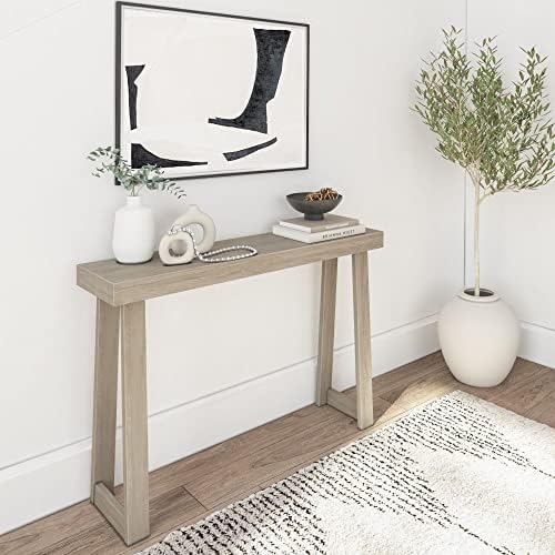 Plank+Beam Classic Console Table, 46 Inch, Seashell