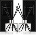 COCODOR Signature Reed Diffuser Set/Pure Cotton / 6.7oz /2 Pack/Home Fragrance Diffuser, Oil Scent Diffuser for Bathroom Shelf Decor