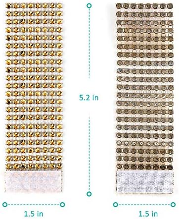 Accmor 150pcs Napkin Rings, Gold Napkin Rings Buckles