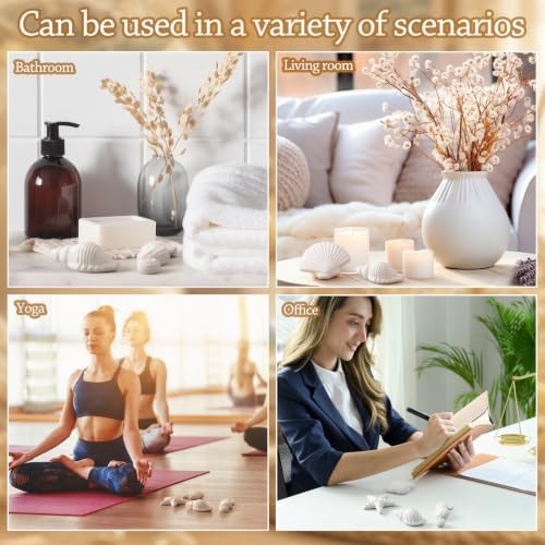 4 Pcs Ceramic Passive Stone Diffuser for Essential Oil
