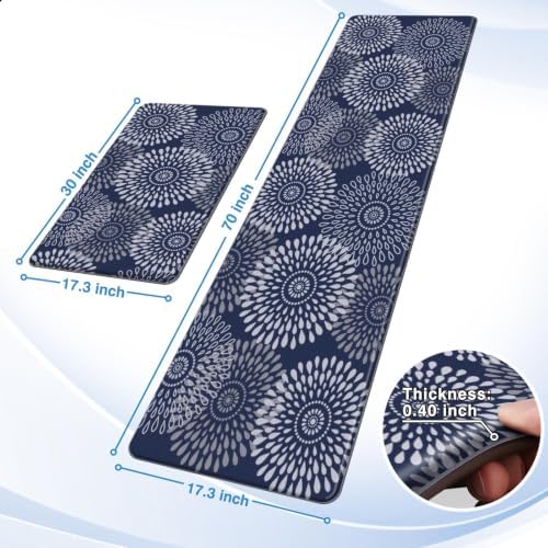 LuxStep Kitchen Mats for Floor,Cushioned Rug Anti-Fatigue for Kitchen Decor