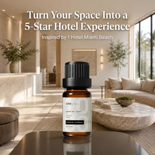 VINEVIDA [0.33oz] Hotel Fragrance Diffuser Oil - 5 Star Hotel Scents for Diffusers for Home - Cold Air Diffuser Oil - Hotel Scent Essential Oil - Scent No.1000 Inspired by My Way