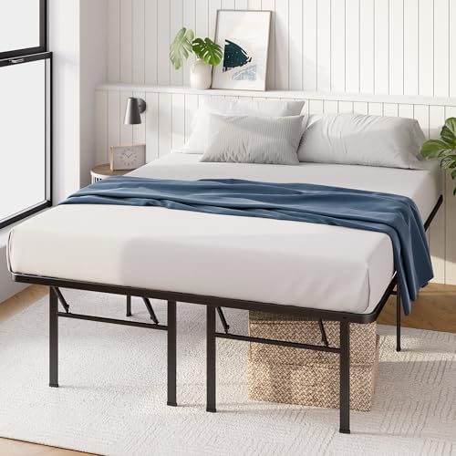 Zinus Premium SmartBase 4 Extra Inches high for Under-bed Storage/Mattress Foundation/Platform Bed Frame/Box Spring Replacement/Quiet Noise-Free, Queen, Black (OLB-SB13-18Q)