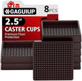 Non Slip Furniture Pads - 8PCS 2.5" Square Anti Slip Furniture Caster Cups
