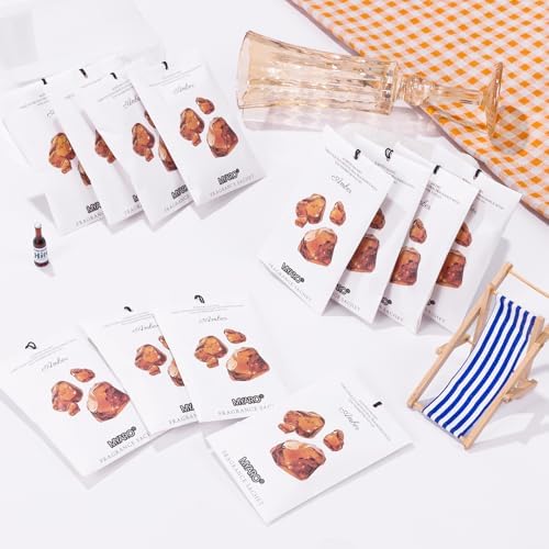 MYARO 12 Pack Amber Scented Sachets, Closet Deodorizer Car Air Freshener