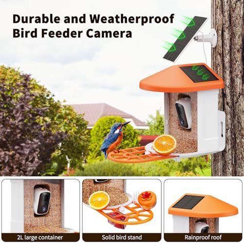 HARYMOR Bird Feeder with Camera