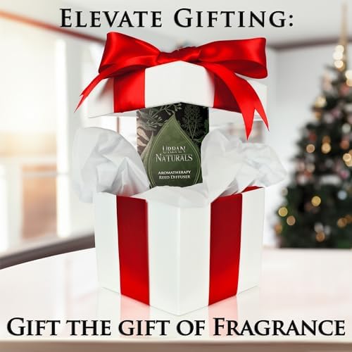 Urban Naturals Reed Diffuser Set, Sandalwood & Eucalyptus - Bathroom Décor