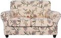SearchI Stretch Sofa Cover Printed Couch Cover, Floral Pattern 3 Pieces Loveseat Slipcover with 2 Separate Cushion Cover, Washable Furniture Protector for Living Room(Loveseat, Yellow+Flower)