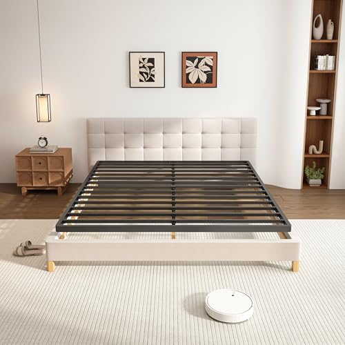 2 Inch California King Metal Box Spring with Round Corners, bed slat