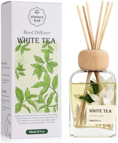 White Tea Reed Diffuser, 3.34 Fl Oz