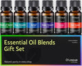 O'linear Top 6 Blends Essential Oils Set - Aromatherapy Diffuser Blends for Sleep, Mood, Breathe, Temptation, Feel Good, Stress Relief