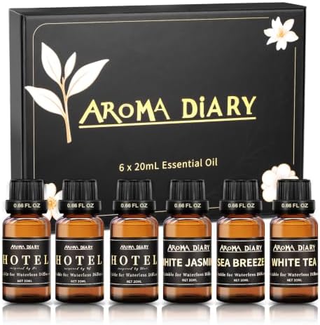 Hotel Collection Luxury Scent Diffuser Oils Set, 6 Scents