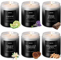 AOOVOO Scented Candles Set - 6 Pack Men Candles for Home Scented