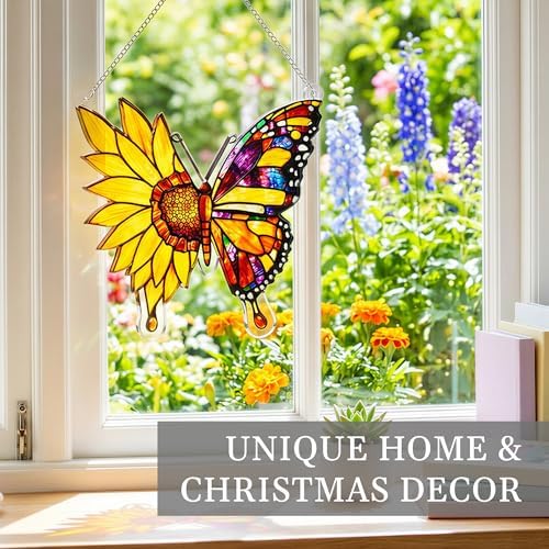 Butterfly Gifts for Women, Butterfly Christmas Ornaments for Tree Hanging