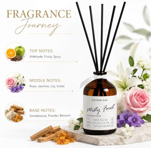 Misty Forest Reed Diffuser, 3.4 Fl Oz