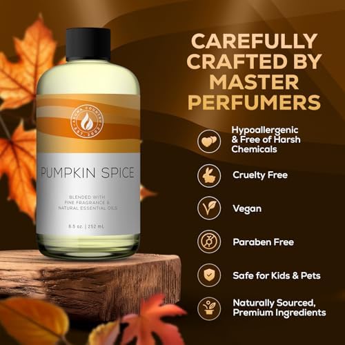 Aroma Country Pumpkin Spice Luxury Diffuser Oil Refill (8.5 Fl Oz)