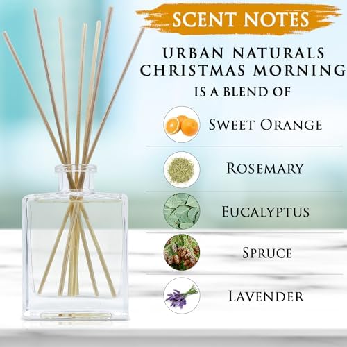 Urban Naturals Reed Diffuser Set, Christmas Morning - Bathroom Shelf Décor