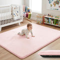 1.5" Thick Baby Play Mat, 50x50 Foam Tummy Time Mat – Pink
