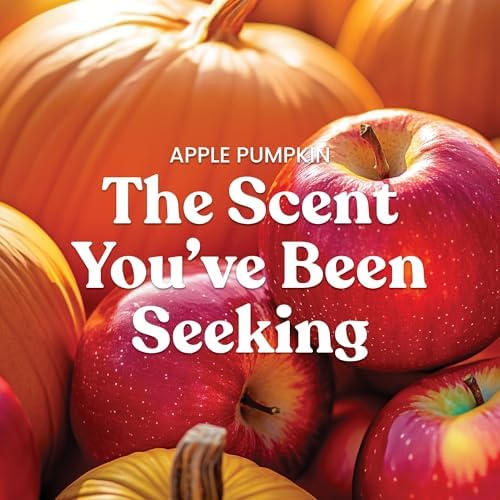 Yankee Candle Apple Pumpkin Scented Candle, 22oz Large Jar (Pack of 4)