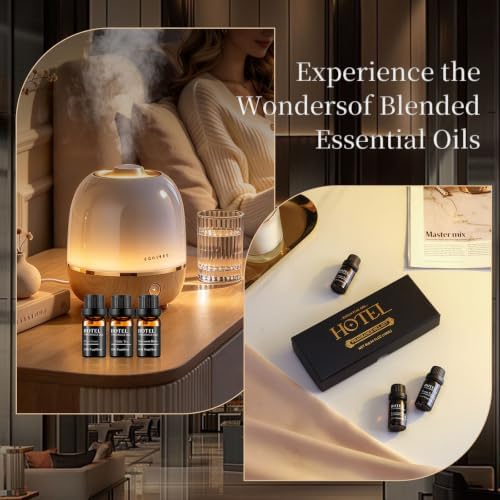 Hotel Collection Luxury Scent for Diffuser Oils Set Inspired by Iconic 5-Star Hotels- Aromatherapy Essential Oils for Diffuser & Home Scenting