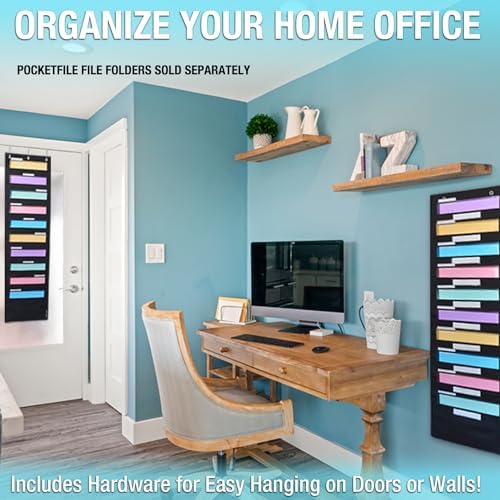 Ultimate Office WalMaster 10-Pocket Wall Chart System with Label Holders
