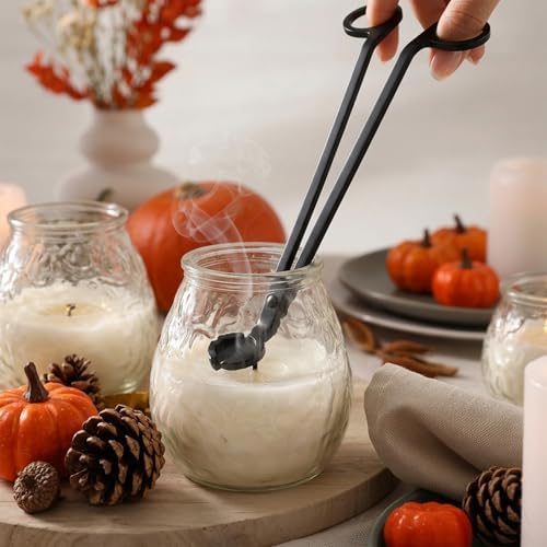 CHEFBEE Black Stainless Steel Candle Wick Trimmer