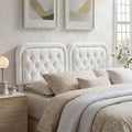 Tufted Upholstered Headboard Queen Size, Button Adjustable Height Queen Head Board Only, Sturdy and Durable Solid Wood with Nailhead Trim Headboards, Ideal for Bedroom, Dorm, Guest Room,Beige